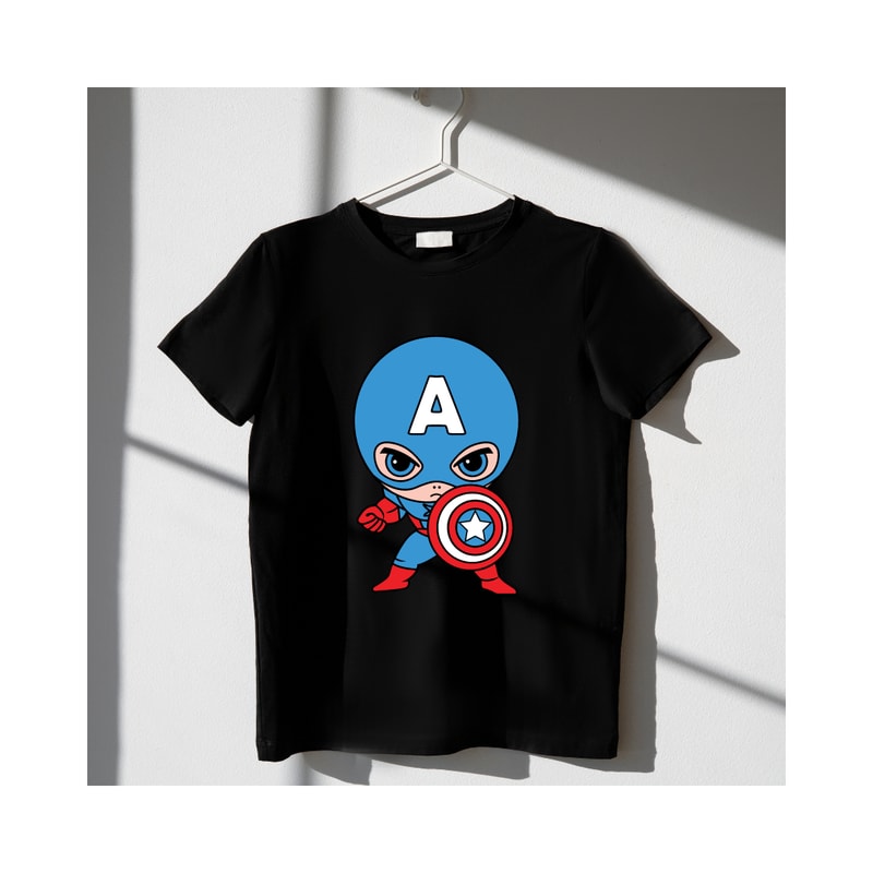Captain AmericaInspired SVG PNG PDF JPG Superhero Shield Design For Custom Apparel Crafts 3