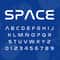 Space Font Png Alphabet 0