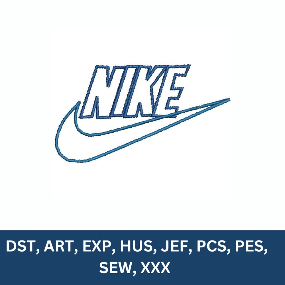 Nike Embroidery Designs vintage Classic Swoosh Logo Instant Download 0