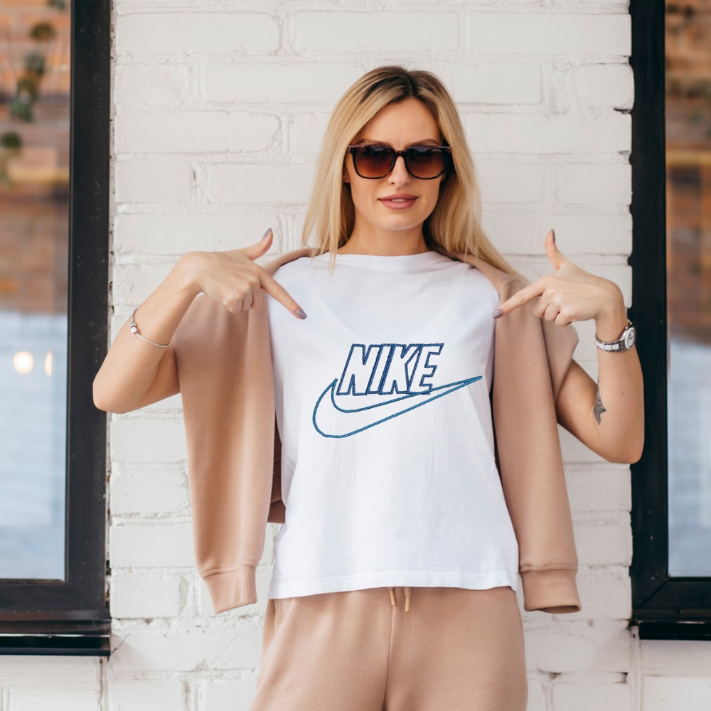 Nike Embroidery Designs vintage Classic Swoosh Logo Instant Download 1