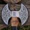 Double Headed Viking Axe Bearded Axe Hand Forged Steel Double Blade Viking Axe Gift For Him Christmas Gift 1