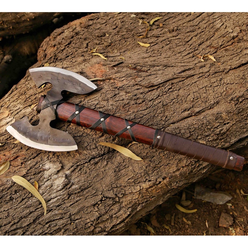 RAGNAR VIKING AXE Larp Forged Halloween Gift near me