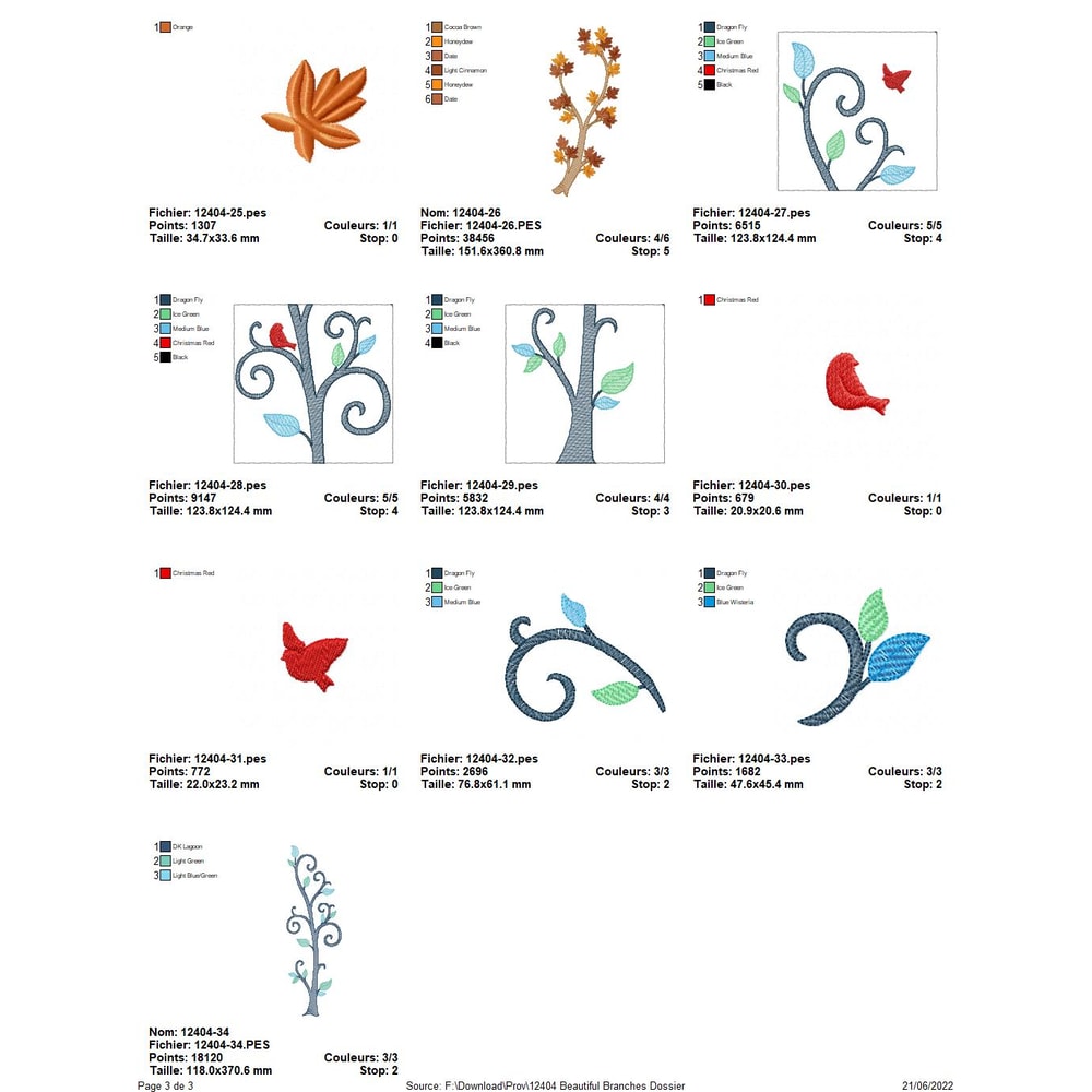 OESD 12404 Beautiful Branches 2