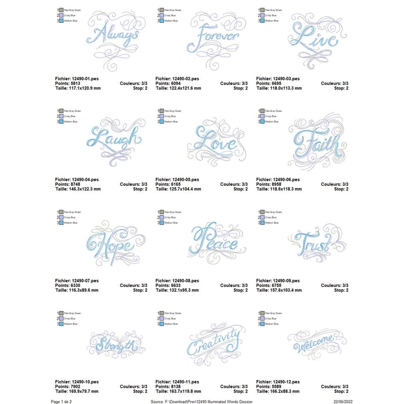 OESD 12490 Illuminated Words 0