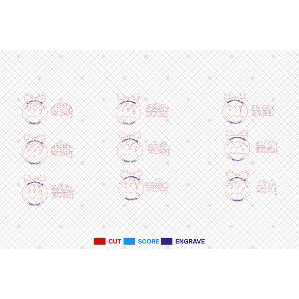 Personalized 2024 Family Is The Greatest Christmas Gift Ornament Svg Christmas Family Ornament Svg 1