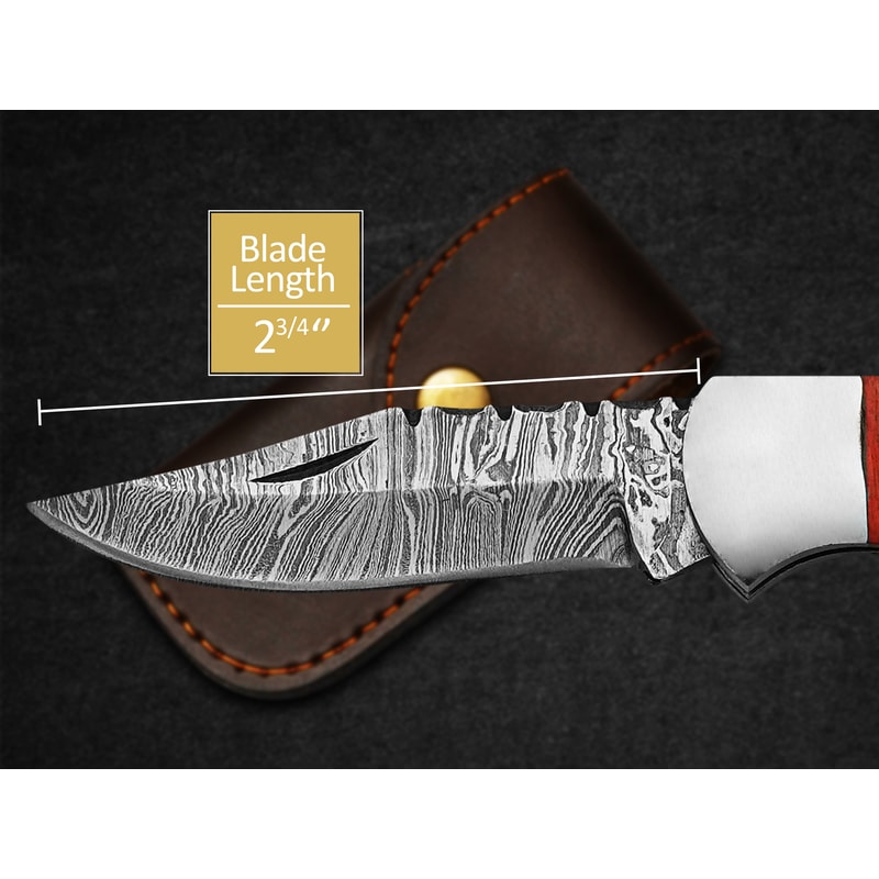 Custom Handmade Pocket Knife Gift For Him Folding Knife Back Lock Knife Gift For Her EDC Knife Gift