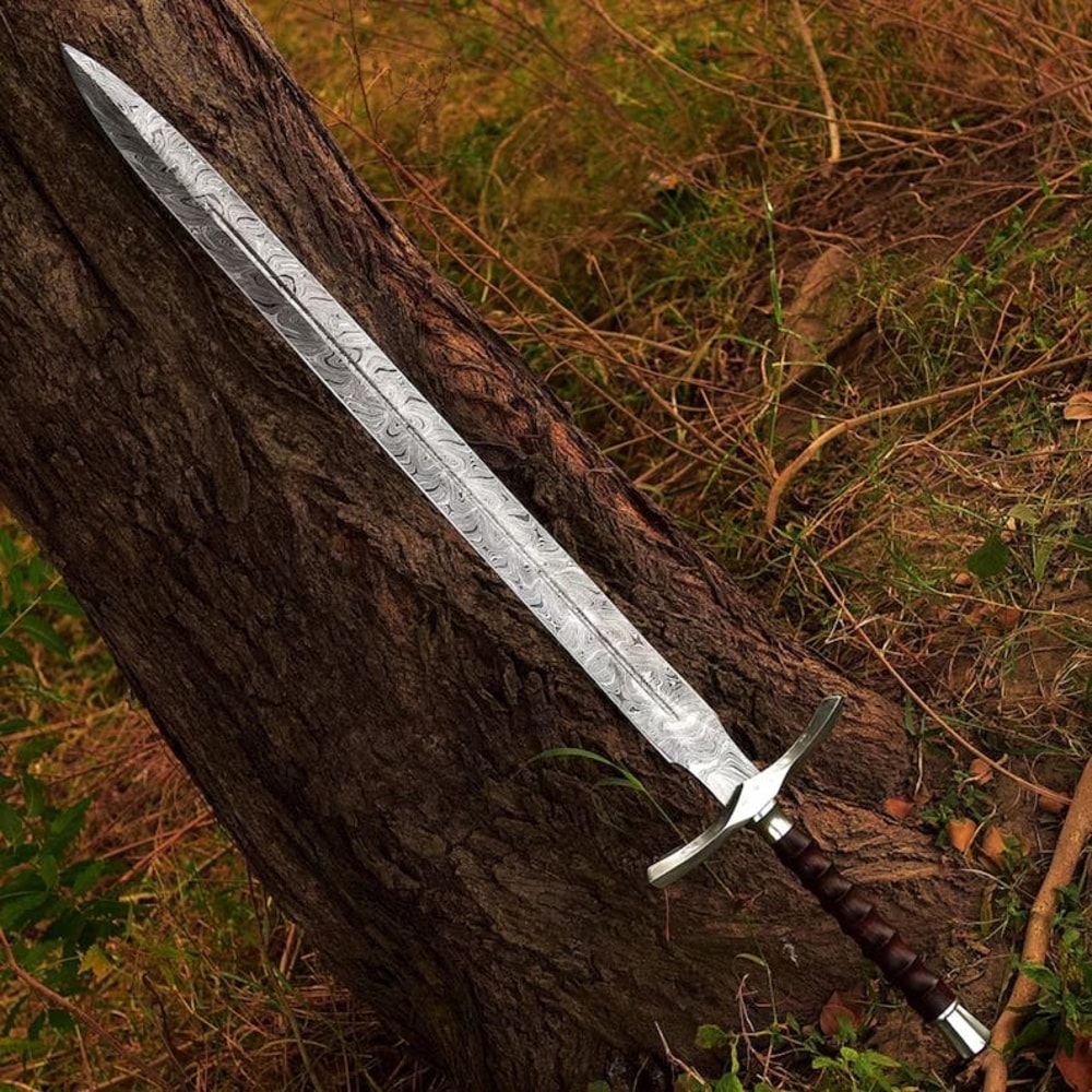 Viking Sword Damascus Sword Hand Forged Sword Long Sword Sword Sword Real For Viking Costumes Gift 1