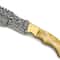 HABSON KNIVES TR177 Custom Handmade Damascus Steel 10 Inches Tracker Knife Bone 0