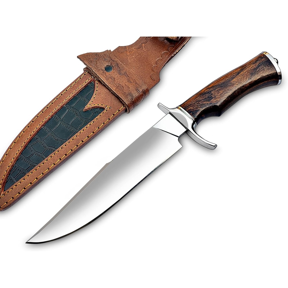 13 Inches Full Tang Handmade Bowie Knife Fixed Blade Hunting Knife Skinning Knife Camping Knife Bus 0