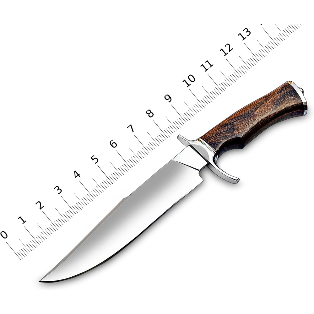 13 Inches Full Tang Handmade Bowie Knife Fixed Blade Hunting Knife Skinning Knife Camping Knife Bus 2