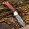 Damascus Folding Knife Damascus Pocket Knife Hand Made Damascus Wood Hunting Folding Knife 3