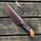 Hand Made Damascus Steel Tracker Knife For Hunting Camping Fishing And All Outdoor Activities With 1