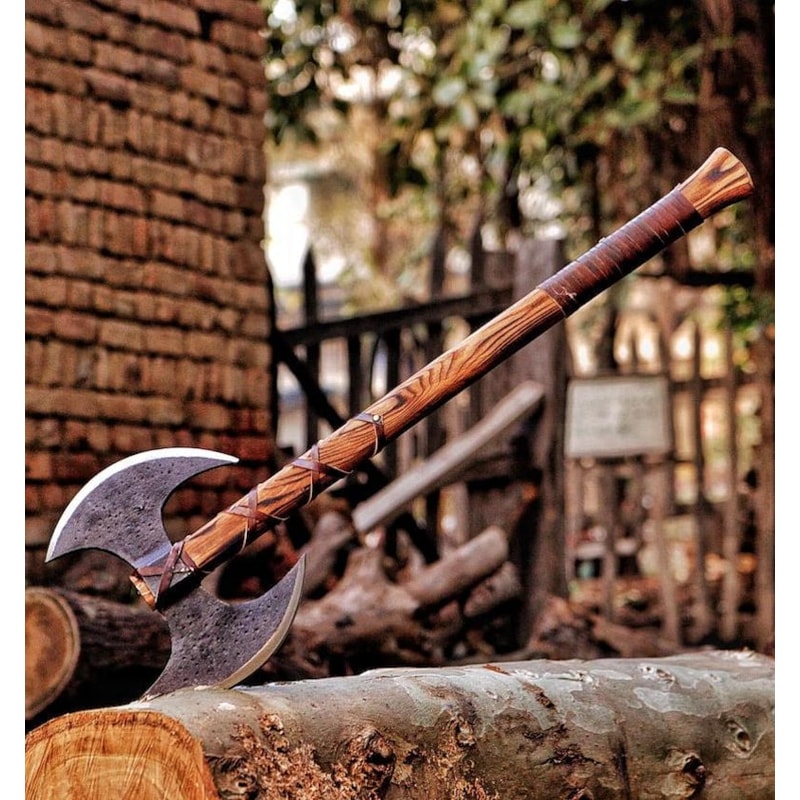 Double Headed Viking Bearded Axe Double Blade Axe Birthday Gift Gift For Him Groomsman Gifts Christ 0