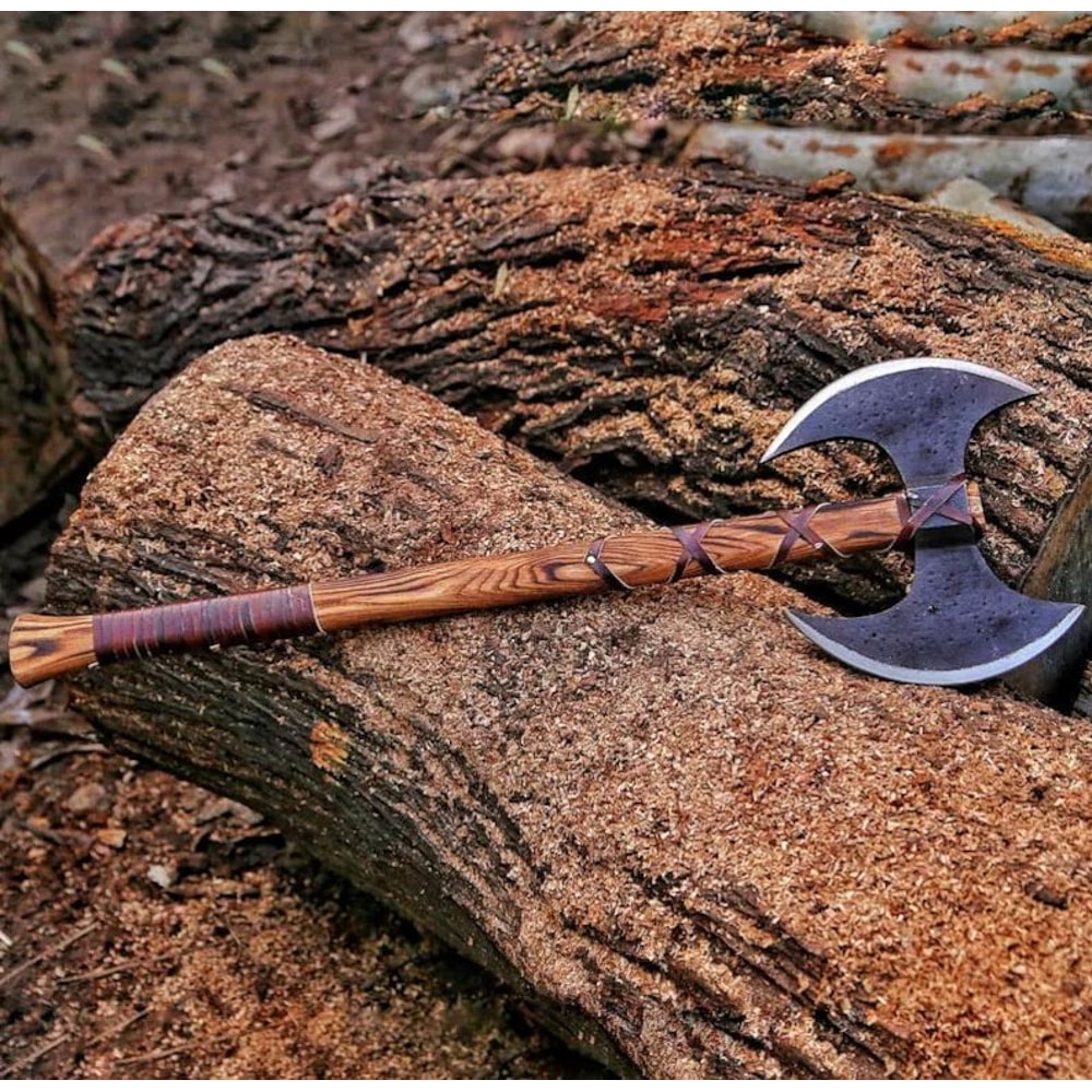 Double Headed Viking Bearded Axe Double Blade Axe Birthday Gift Gift For Him Groomsman Gifts Christ 2
