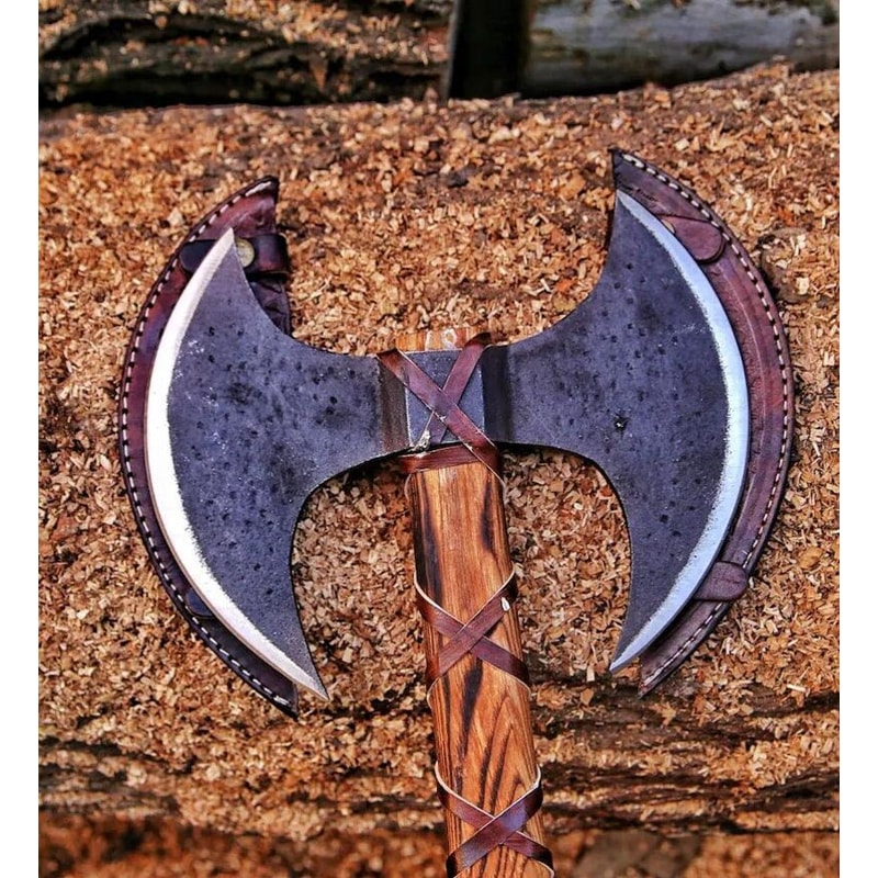 Double Headed Viking Bearded Axe Double Blade Axe Birthday Gift Gift For Him Groomsman Gifts Christ 3
