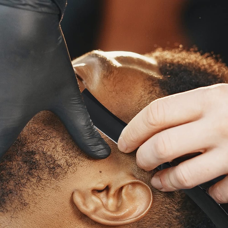 Straight Razor Knife For Shaving Professional Straight Edge Barber Razor Premium Stainless Steel S 6