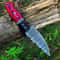 Custom Handmade Damascus Knife Pocket Knife Fixed Blade Knife Skinner Knife Camping Knife Buffalo H 6