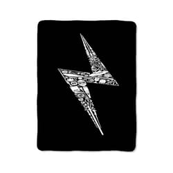 harry potter thunder logo custom velveteen plush blanket – personalized comfort & style