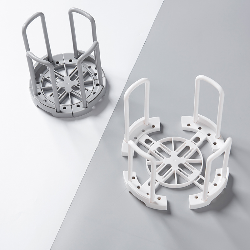 Creative Retractable Draining Bowl Rack 2