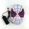 Cosplay Spider Full Face Mask with LED Lights Halloween Disguise Mask for Parties Carnivals