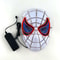 Cosplay Spider Full Face Mask with LED Lights Halloween Disguise Mask for Parties Carnivals