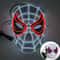 Cosplay Spider Full Face Mask with LED Lights Halloween Disguise Mask for Parties Carnivals