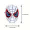 Cosplay Spider Full Face Mask with LED Lights Halloween Disguise Mask for Parties Carnivals