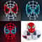 Cosplay Spider Full Face Mask with LED Lights Halloween Disguise Mask for Parties Carnivals