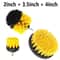 3pcs Drill Brush Attachment Set Power Scrubber for Showers Tubs Tile Grout Deep Cleaning Kit