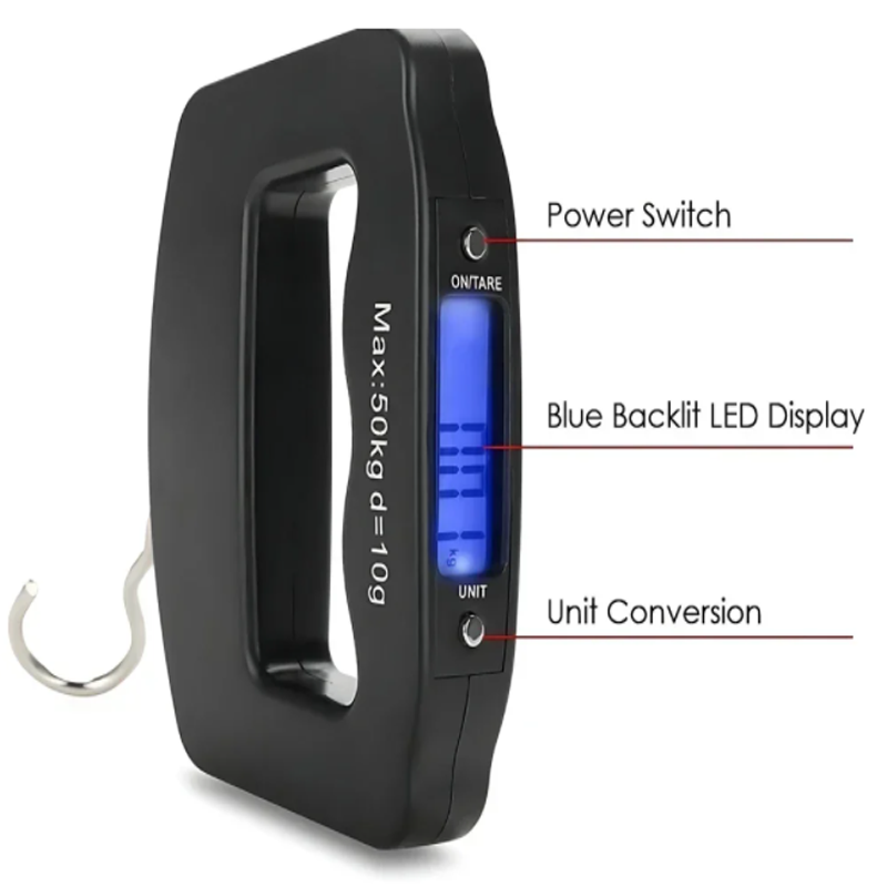 Travel Luggage Scale Compact Digital Hanging Scale 4