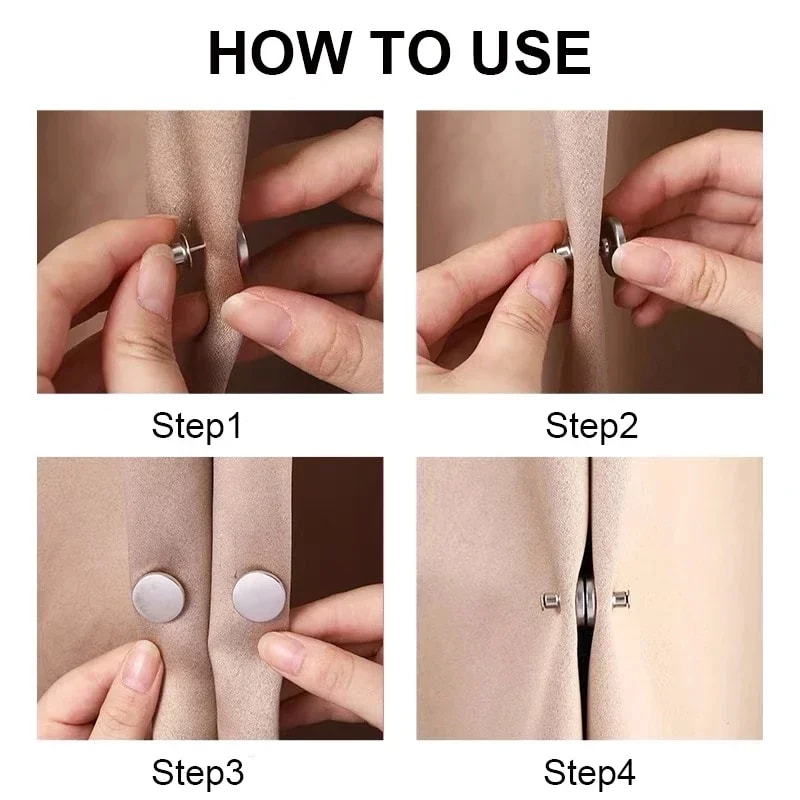 Magnetic Curtain Clip Strong Magnetic Button Clip For Window Screens Blackout Curtains Home Decor 4