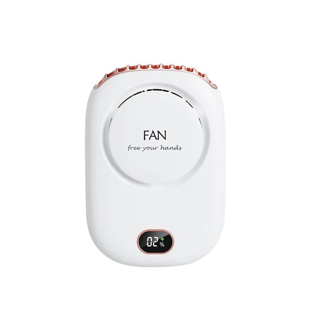 Portable Hanging Neck Fan Mini Bladeless USB Rechargeable Sports Cooler For Outdoor Travel And Wais 8