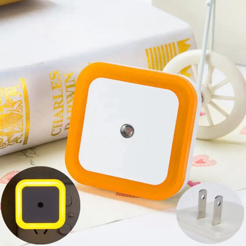 Wireless LED Night Light Sensor Plugin Lamp Mini Lighting For Bedroom Living Room Kids Room 360 Lig 5