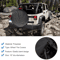 Universal Black Spare Tire Cover Weatherproof Tyre Protector For Sun Rain 4
