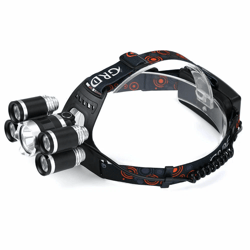 super-bright headlamp led flashlight headlight torch for outdoor hiking, running & camping