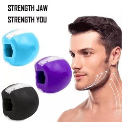 jawline exerciser fitness ball, face neck toning mouth trainer for men & women