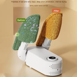 foldable shoe dryer fast drying boot dryer with sterilization & deodorization household footwear heater