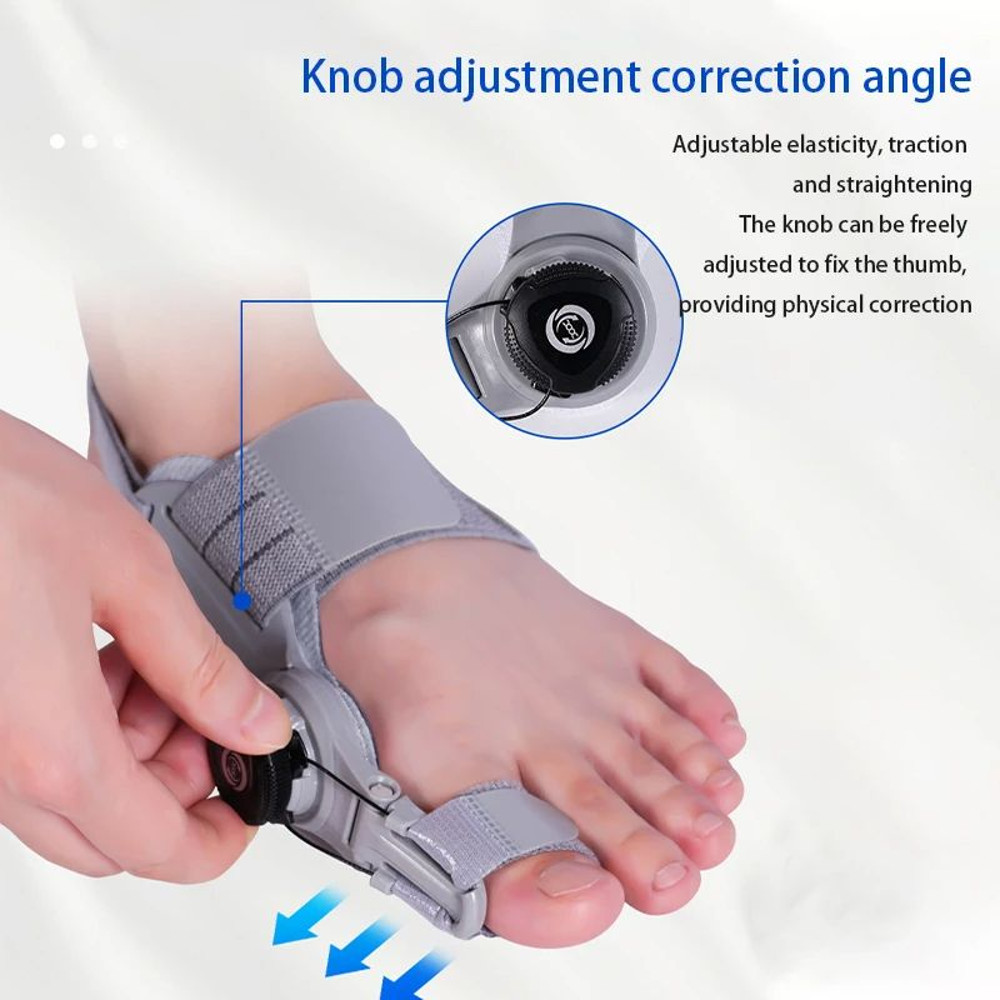 Adjustable Bunion Corrector Unisex Rotatable Toe Separator  Hallux Valgus Brace For Straightening B 2