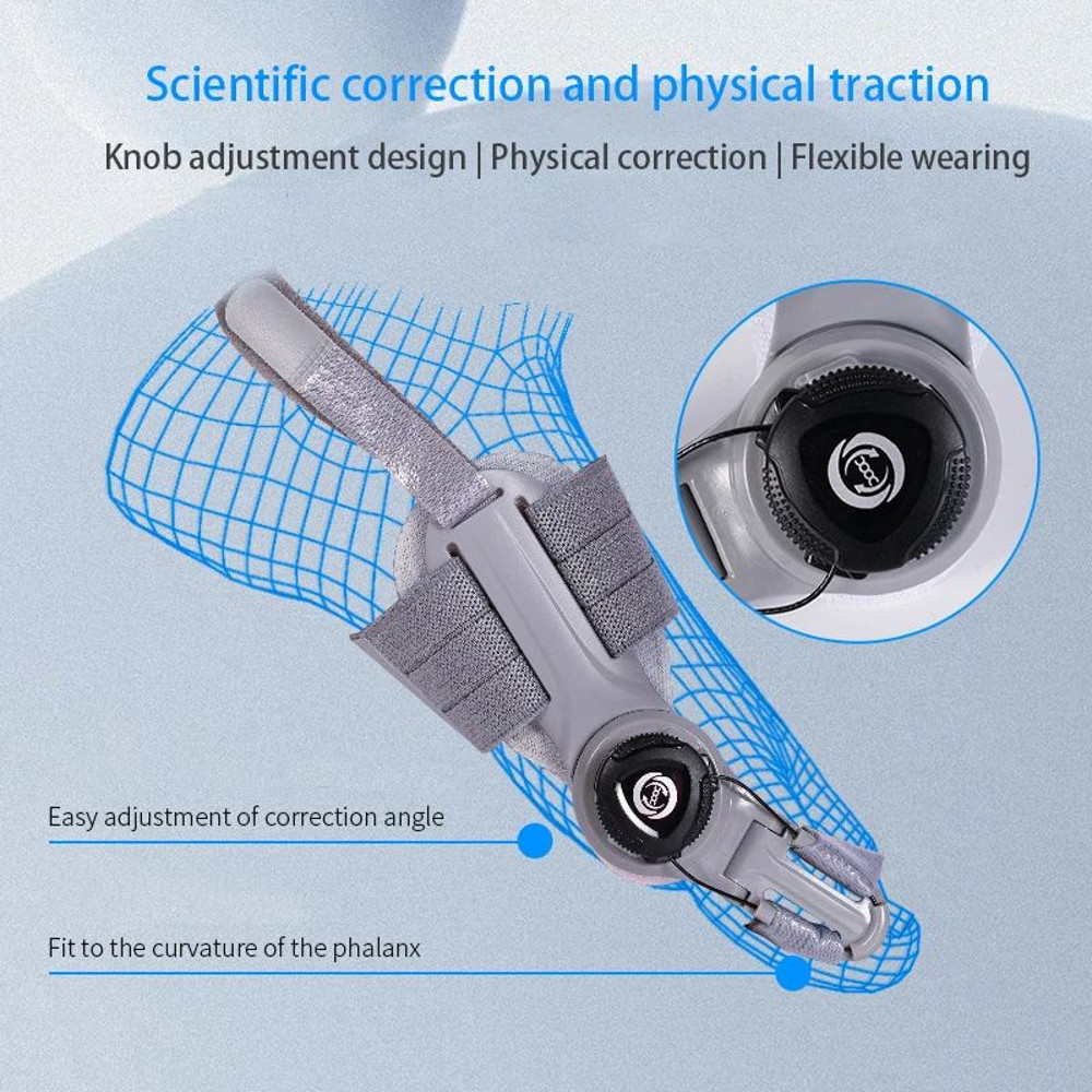 Adjustable Bunion Corrector Unisex Rotatable Toe Separator  Hallux Valgus Brace For Straightening B 3