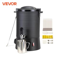 commercial wax melter for candle making, large electric wax melting pot with easy pour spout & temperature control