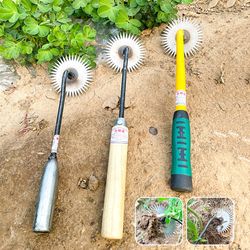 effortless weeding solution: manual weed remover tool for lawn and garden care
