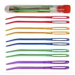 big eye curve bent needle, yarn knitting weaving needles for crochet, tapestry & diy sewing accessories