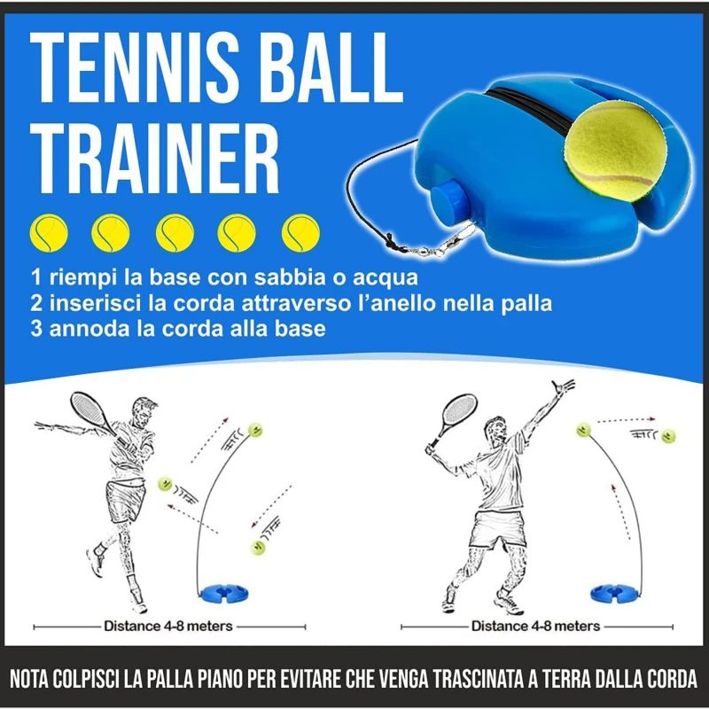 Tennis Training Ball Tennis Trainer Professional Training Tool SelfDrills Rebound Ball Indoor Tenni 3