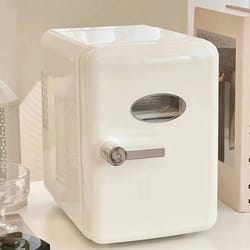 car use mini refrigerator portable cooling & heating fridge for home, office, and travel