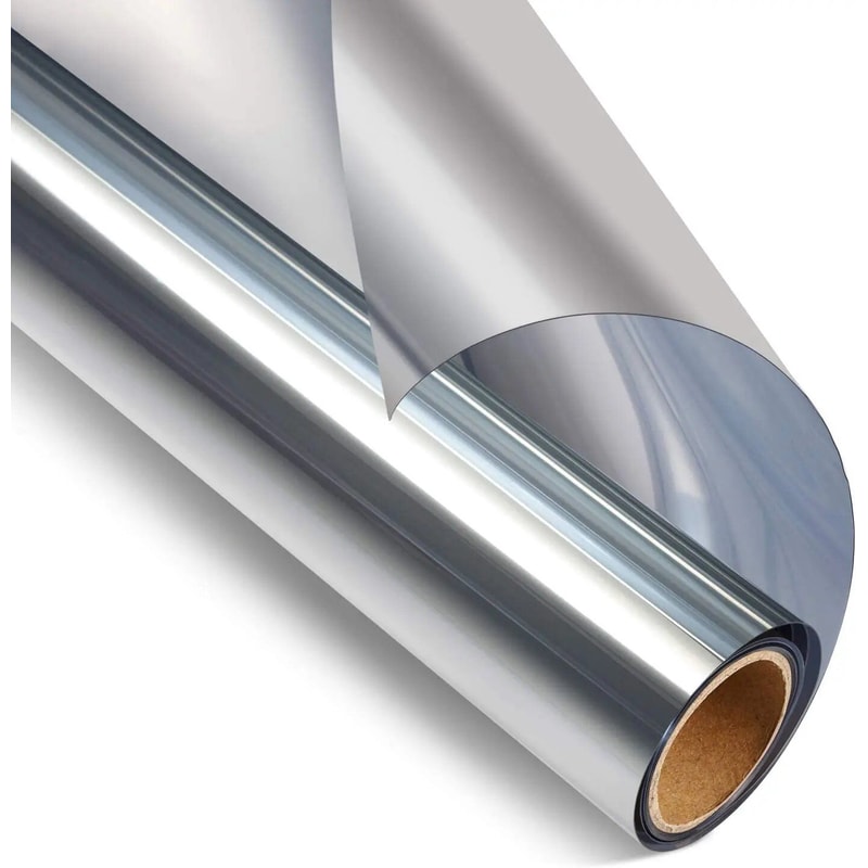 Privacy Window Tint Film One Way Mirror Glass Sticker Reflective Sun Blocking Film For Heat Control 9