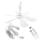 Silent 6 Leaves USB Powered Ceiling Canopy Fan With Remote Control Timing 4 Speed Hanging Fan For C 7