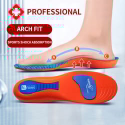 orthopedic insoles for men & women eva sport care pads with enhanced cushioning & support