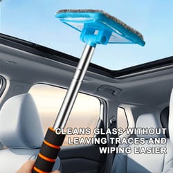 car front windshield defogging brush retractable glass cleaner with strong absorption for home & auto use