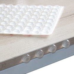 soft silicone furniture pads, self-adhesive cabinet bumpers, door stopper, protective cushion & rubber damper