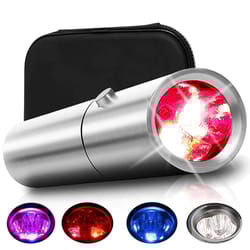 blue & red light therapy device 5 wavelengths for acne, pain relief & skin rejuvenation